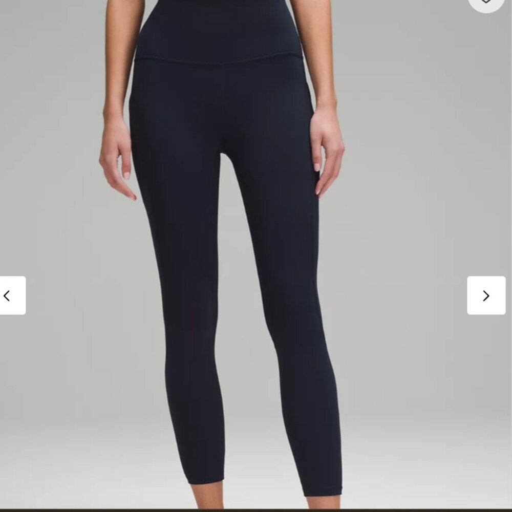 NWT ~ lululemon Align Pants 25" w/ pockets - Navy Size 10
